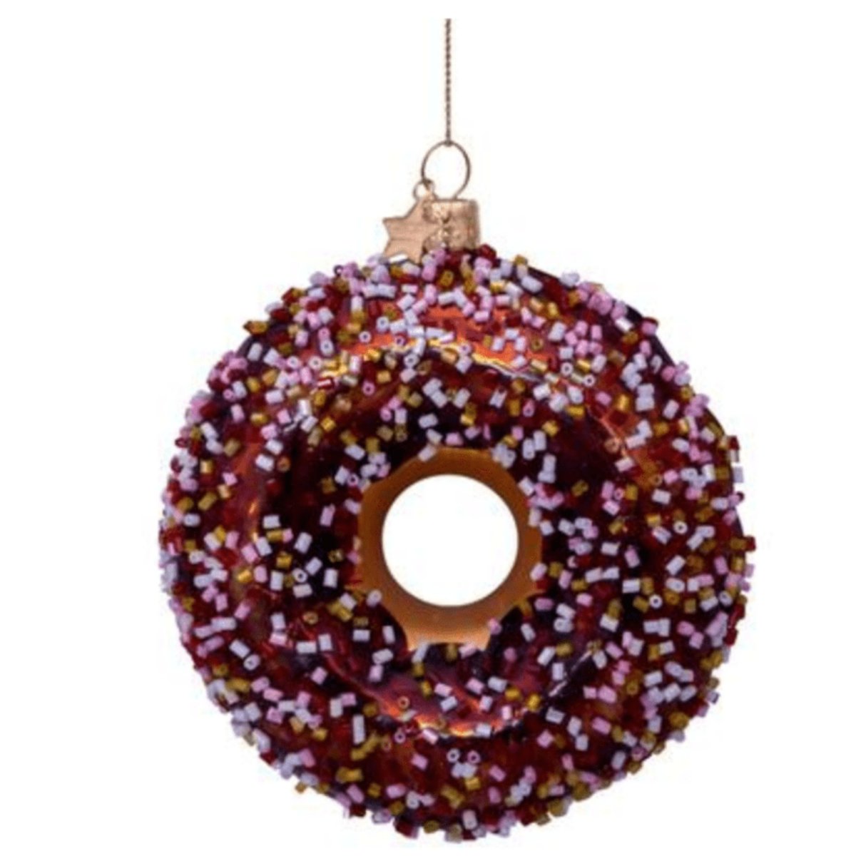 Vondels - Christmas Ornament // Donut - Ornaments - DANSKmadeforrooms