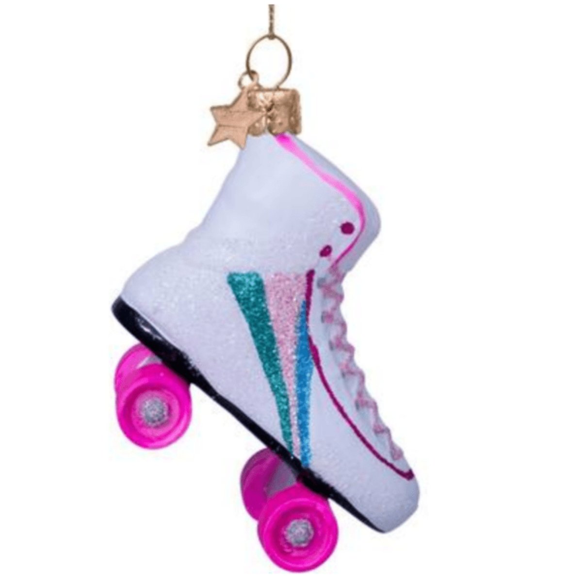 Vondels - Christmas Ornament // Pink Rollerskate - Ornaments - DANSKmadeforrooms
