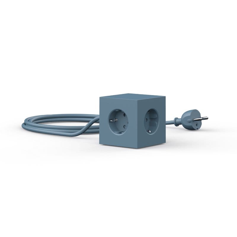 Avolt - Square 1 USB // Ocean Blue - Socket - DANSKmadeforrooms