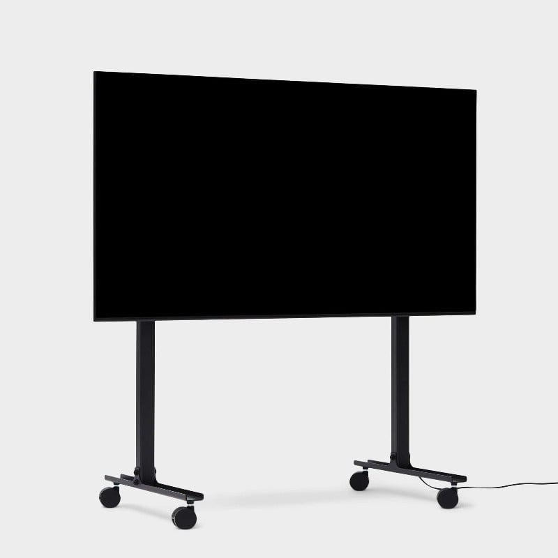 Pedestal - Straight Rollin' TV Stand - Tv Stand - DANSKmadeforrooms